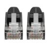 Tripp Lite series Cat6 Gigabit Snagless Molded (UTP) Ethernet Cable (RJ45 M/M), PoE, Black, 35 ft. (10.67 m)