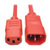 6b8969e2396b7d1cbdbd32f2097a31fa Tripp Lite series PDU Power Cord, C13 to C14 - 10A, 250V, 18 AWG, 6 ft. (1.83 m), Red