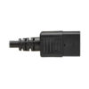 Tripp Lite series UK Computer Power Cord, BS 1363 to C19 - 13A, 250V, H05VV-F, 2.5 m (8.2 ft.), Black