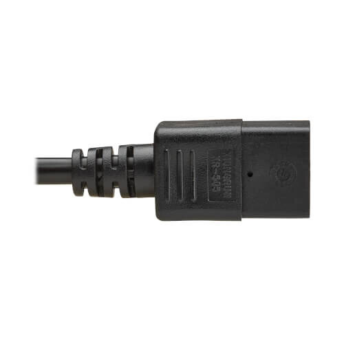 Tripp Lite series UK Computer Power Cord, BS 1363 to C19 - 13A, 250V, H05VV-F, 2.5 m (8.2 ft.), Black