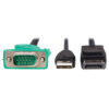 Tripp Lite series VGA to DisplayPort and USB-A Adapter Cable Kit for B020-U and B022-U KVM, 6 ft. (1.8 m)