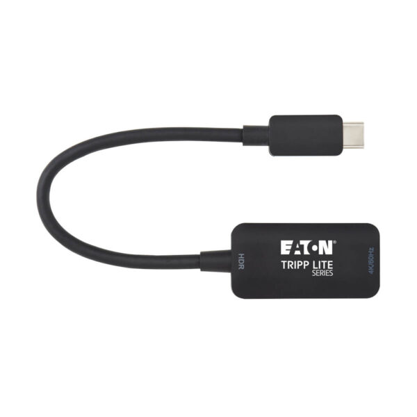 6c1cb1e0a14350b9294f3b917e32818f Tripp Lite series USB-C to HDMI Active Adapter Cable (M/F), 4K 60 Hz, HDR, 4:4:4, DP 1.4 Alt Mode, HDCP 2.2, Black, 6 in. (15.2 cm)