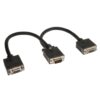 6c5189cea19e8d1a7171cb04cfad2d5f Tripp Lite series VGA Monitor Y Splitter Cable (HD15 M/2xF), 1 ft. (0.31 m)