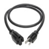 6c55af02ed2c6c97c2dc425c8820fa88 Tripp Lite series Power Extension Cord, NEMA 5-15P to NEMA 5-15R - Heavy-Duty, 15A, 120V, 14 AWG, 3 ft. (0.91 m), Black