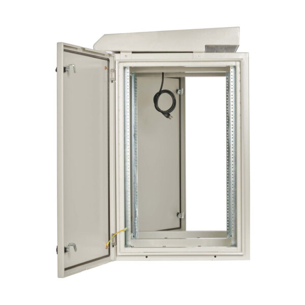 6c5edd6da0807d7536cac9a2bffb019f Tripp Lite series SmartRack Industrial Enclosure - NEMA 3R, Wall Mount, Heavy-Duty Metal, Locking, Fan With Thermal Switch, 32.5 in. Depth, 18U, Gray