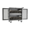 Tripp Lite series Multi-Device Charging Cart, 32 USB Ports, iPad and Android Tablets, Wall-Mount Option, Black