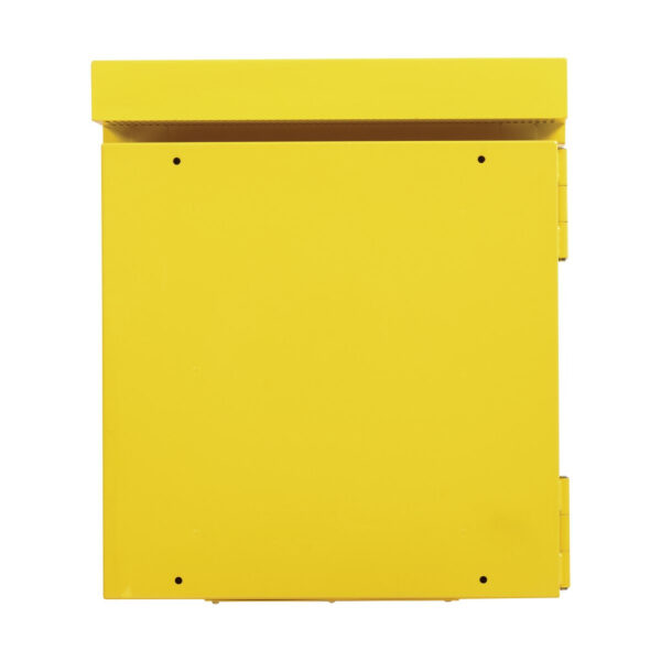 Tripp Lite SmartRack 12U NEMA 3R Industrial Wall-Mount Enclosure, Locking, Hinged Back, Fan with Thermal Switch, 28 in. Deep, Yellow - SRN3RY12US