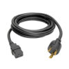 Tripp Lite series Power Cord, C19 to NEMA L6-30 - Heavy-Duty, 20A, 100-250V, 12 AWG, 12 ft. (3.66 m), Black