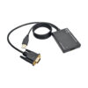 Tripp Lite series VGA to HDMI Active Adapter Cable with Audio and USB Power (M/F), 1080p, 6 in. (15.2 cm)
