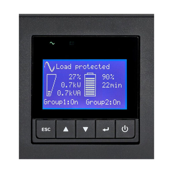Eaton 9PX 1500VA 1350W 120V Double-Conversion UPS - 5-15P, 8x 5-15R Outlets, Lithium-ion Battery, 2U Rack/Tower - 9PX1500RT-L