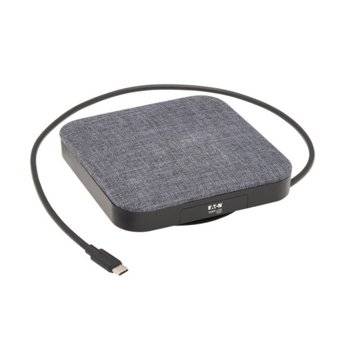 Tripp Lite series USB-C Dock with Optional Internal Hard Drive, 4K HDMI, USB 3.x (5Gbps), USB-A/USB-C Hub, SATA III, 100W PD Charging, Gray