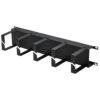 6cfda9cec6373069b4e96ad87e9fef66 Tripp Lite series Horizontal Cable Manager - Metal Rings, Black, 2U
