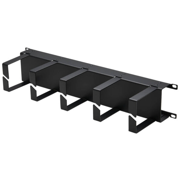 6cfda9cec6373069b4e96ad87e9fef66 Tripp Lite series Horizontal Cable Manager - Metal Rings, Black, 2U