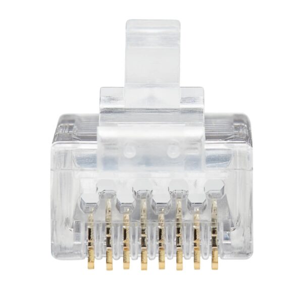 Tripp Lite series Cat6 RJ45 Pass-Through UTP Modular Plug, 50 Pack, TAA