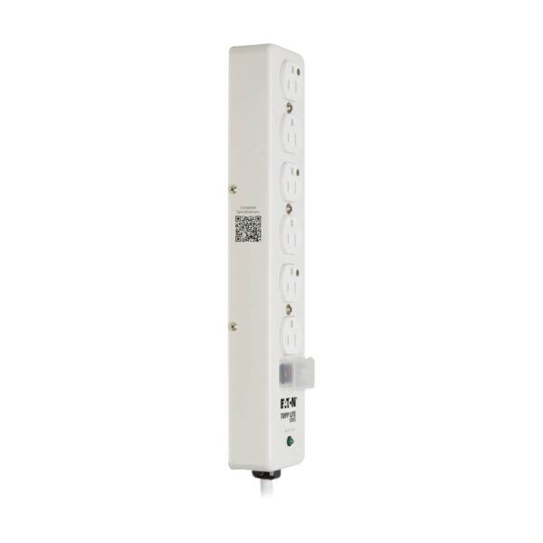Tripp Lite series Hospital-Grade Surge Protector with 6 Hospital-Grade Outlets, 10 ft. (3.05 m) Cord, 1050 Joules, UL 1363, Not for Patient-Care Rooms
