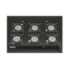Tripp Lite series SmartRack Roof-Mounted Fan Panel for Deep and Wide Rack Enclosure Cabinets - 6 120V Fans, 630 CFM, 5-15P Plug