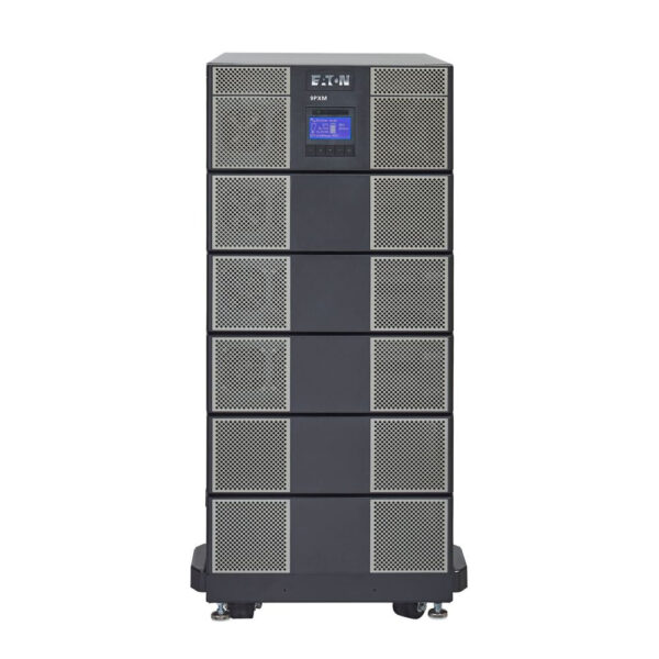 Eaton 9PXM 20kVA 18kW 208-240V N+1 Modular Scalable Double-Conversion UPS, Hardwired Input, 8x 5-20R, 2 L6-30R, 2 L6-20R, 2 L14-30R Outlets, 21U, TAA