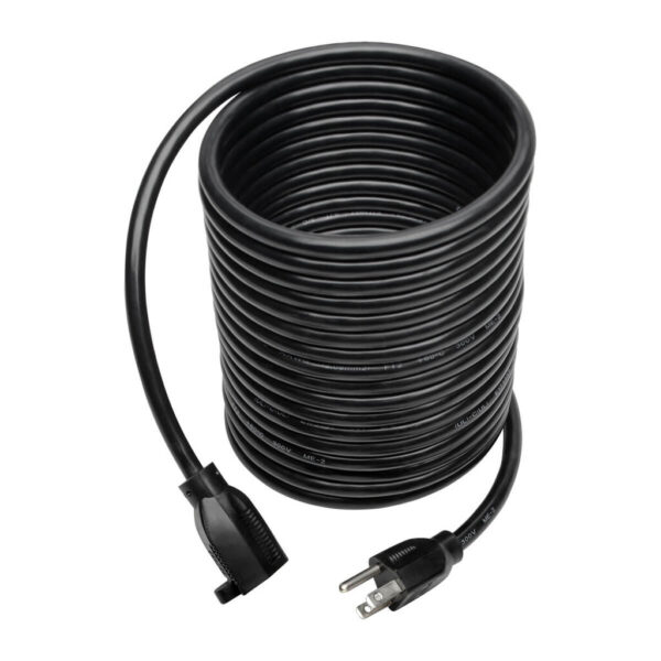 Tripp Lite series Power Extension Cord, NEMA 5-15P to NEMA 5-15R - Heavy-Duty, 15A, 120V, 14 AWG, 25 ft. (7.62 m), Black