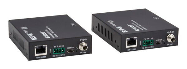 6e114519ddcc194f18b59dfc83fd388f Tripp Lite series HDBaseT-USB3 over Cat6a Extender Kit, 4 USB-A 3.2 Gen 1 Ports, PoC, RS-232, Up to 328 ft. (100 m)