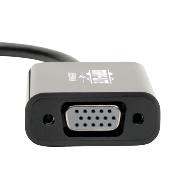 Tripp Lite series Keyspan Mini DisplayPort to Active VGA Adapter, Video Converter (M/F), Black, 6-in. (15.24 cm)