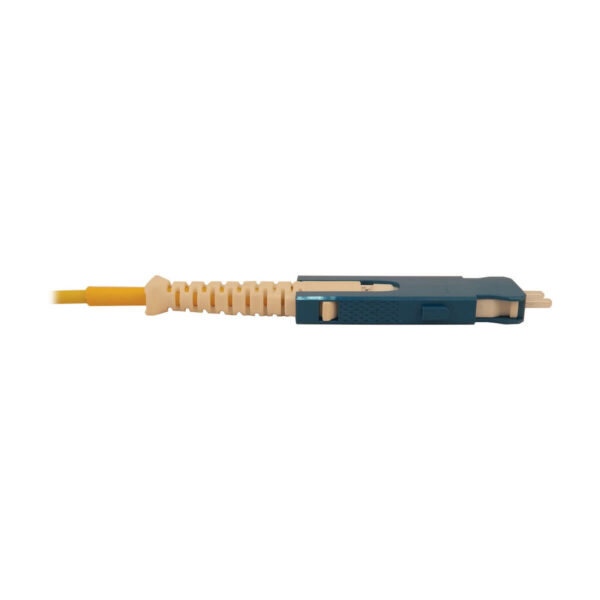 6e76fd39abefe7fa59dae4377b709cff-2 Tripp Lite series 40/100/400G Singlemode 9/125 OS2 Fiber Optic Cable (Duplex SN-UPC to Duplex LC-UPC M/M), LSZH, Yellow, 5 m (16.4 ft.)