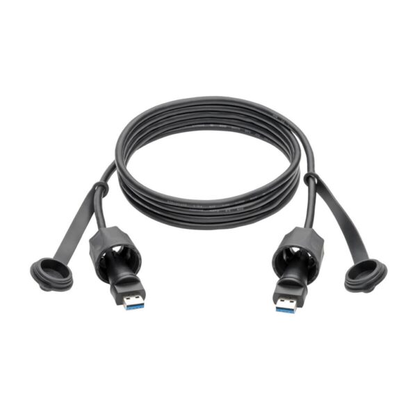 Tripp Lite series USB 3.0 SuperSpeed A to A M/M Cable, Industrial - IP68, Shielded, 6 ft. (1.83 m), TAA