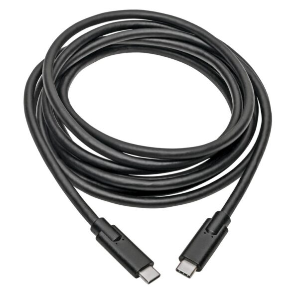 6e9fbe903943aec8335ae1e5ab5b2657 Tripp Lite series USB-C Cable (M/M) - USB 3.2, Gen 1 (5 Gbps), Thunderbolt 3 Compatible, 10 ft. (3.05 m)