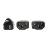 Tripp Lite series Y Splitter Power Cable, NEMA 5-15P to 2x C13 - 10A, 125V, 18 AWG, 1.5 ft. (0.45 m), Black