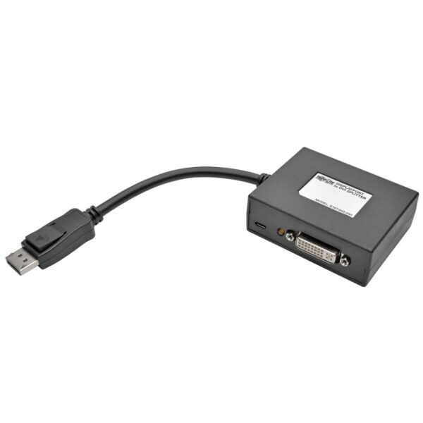 Tripp Lite series 2-Port DisplayPort to DVI Hub, DP1.2, TAA