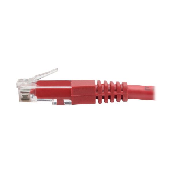 Tripp Lite series Cat6 Gigabit Molded (UTP) Ethernet Cable (RJ45 M/M), PoE, Red, 5 ft. (1.52 m)