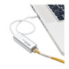 Tripp Lite series USB 3.0 SuperSpeed to Gigabit Ethernet NIC Network Adapter, 10/100/1000, Plug and Play, Aluminum