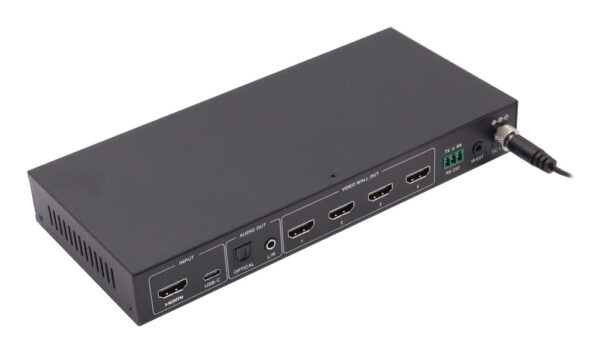 6efd0d5d596eb7752e1ede280ae141a3 Tripp Lite series 1x4 Video Wall Controller - 4K 60 Hz, 1 HDMI/USB-C Input, 4 HDMI Outputs, HDR, 4:4:4
