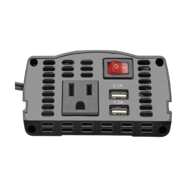 6f11c23da6da5622d121d09755870379 Tripp Lite series 150W PowerVerter Ultra-Compact Car Inverter with AC Outlet and 2 USB Charging Ports
