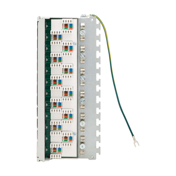 6f49c16f5611940e19f3b08108a434bd Tripp Lite series Cat6a STP Patch Panel, 12 Ports, DIN Rail or Wall Mount, TAA