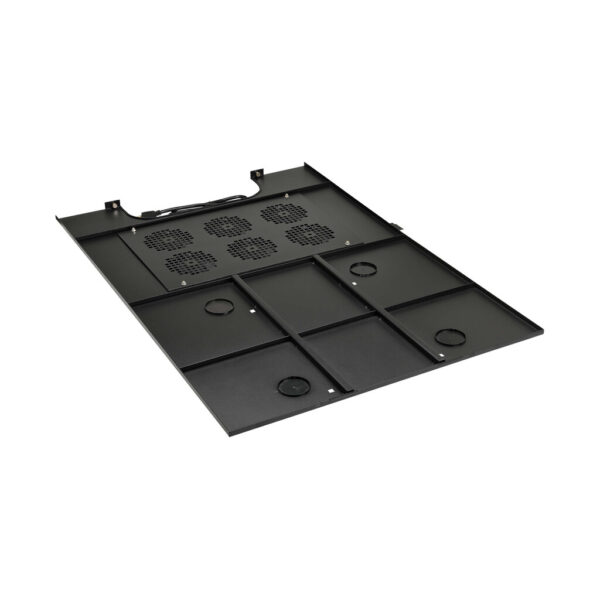 Tripp Lite series SmartRack Roof-Mounted Fan Panel for Deep and Wide Rack Enclosure Cabinets - 6 120V Fans, 630 CFM, 5-15P Plug