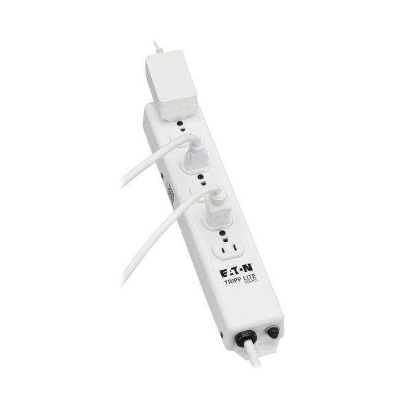 6f6dbd7f4f5d113399fce2ae9c4e3cb4 Tripp Lite series Safe-IT Medical-Grade Power Strip, UL 1363, 6x Hospital-Grade Outlets, Antimicrobial, 1.5 ft. (0.45 m) Cord
