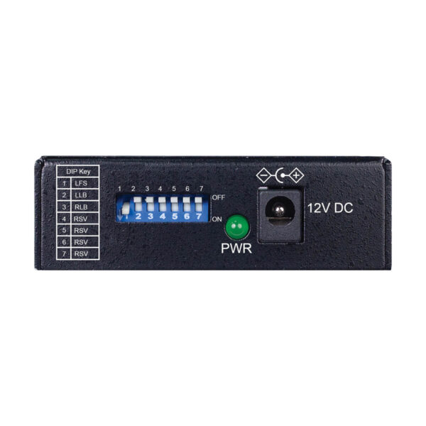 Tripp Lite series Hardened Copper to Fiber Media Converter - 10/100 Mbps, RJ45/SC Multimode, -10° to 60°C, 2 km (1.2 mi.), TAA