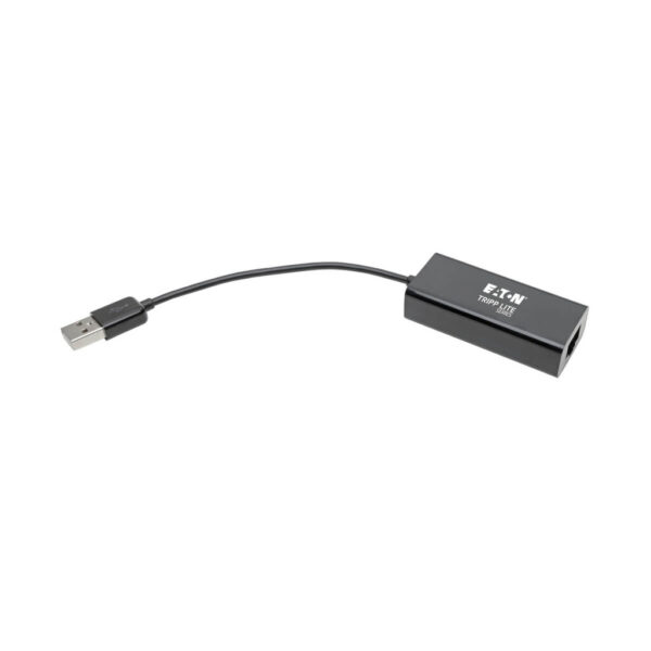 Tripp Lite series USB 2.0 Ethernet NIC Adapter - 10/100 Mbps, RJ45, Black