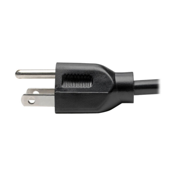 Tripp Lite series Y Splitter Power Cable, NEMA 5-15P to 2x C13 - 10A, 125V, 18 AWG, 1.5 ft. (0.45 m), Black