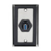 Tripp Lite series USB 3.0 Coupler, SuperSpeed, 3.0/3.1, Industrial - USB-A F/F, Shielded, IP68, Dust Cap, TAA