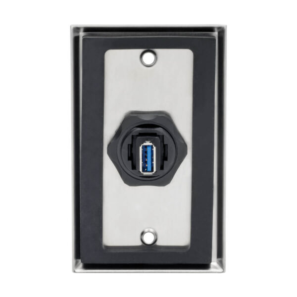 Tripp Lite series USB 3.0 Coupler, SuperSpeed, 3.0/3.1, Industrial - USB-A F/F, Shielded, IP68, Dust Cap, TAA