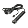 Tripp Lite series Power It! 7-Outlet Power Strip, 25 ft. (7.62 m) Cord, Black Housing