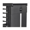 6ff65281f86be99c8eb61af22867d2d8 Tripp Lite series High-Capacity Vertical Cable Manager - Deep Double Finger Duct with Cover, Single Sided, 12 in. Wide, Black, 7 ft. (2.2 m)