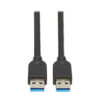 6ff811074ab7be6d5ed9a2dcf2462e95 Tripp Lite series USB 3.0 SuperSpeed A to A Cable for USB 3.0 All-in-One Keystone/Panel Mount Couplers (M/M), Black,15 ft. (4.6 m) - U325-015