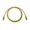 Tripp Lite series Cat6a 10G Snagless Shielded Slim STP Ethernet Cable (RJ45 M/M), PoE, Yellow, 7 ft. (2.1 m)