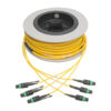 70381a7518d5cf410cf840889c29e681-1 Tripp Lite series MTP/MPO (APC) Singlemode Slim Trunk Cable, 24-Strand, 40/100 GbE, 40/100GBASE-PLR4, Plenum, 6mm Dual Jacket, 30 m (98 ft.)