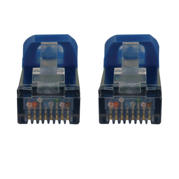 7047dc7bef9d9284703d4dc2b23bb140-2 Tripp Lite series Cat6a 10G Snagless Shielded Slim STP Ethernet Cable (RJ45 M/M), PoE, Blue, 7 ft. (2.1 m)