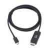 Tripp Lite series USB-C to HDMI Adapter Cable (M/M), 4K, 4:4:4, Thunderbolt 3 Compatible, Black, 6 ft. (1.8 m)