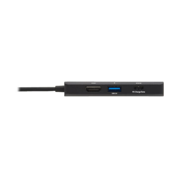 Tripp Lite series USB-C Multiport Adapter - 4K 60 Hz HDMI, USB 3.x (5Gbps) Hub Ports, GbE, 100W PD Charging, HDR, HDCP 2.2