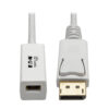 709789f07ddb9bb5d5f1b22074d7e90a Tripp Lite series DisplayPort to Mini DisplayPort Adapter Video Converter , 4K 60 Hz (M/F), 6 in. (15.2 cm)